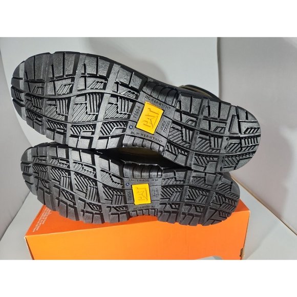 New CAT steel toe boots men waterproof 6” #p91330 M Size 12 US Caterpillar main image 4